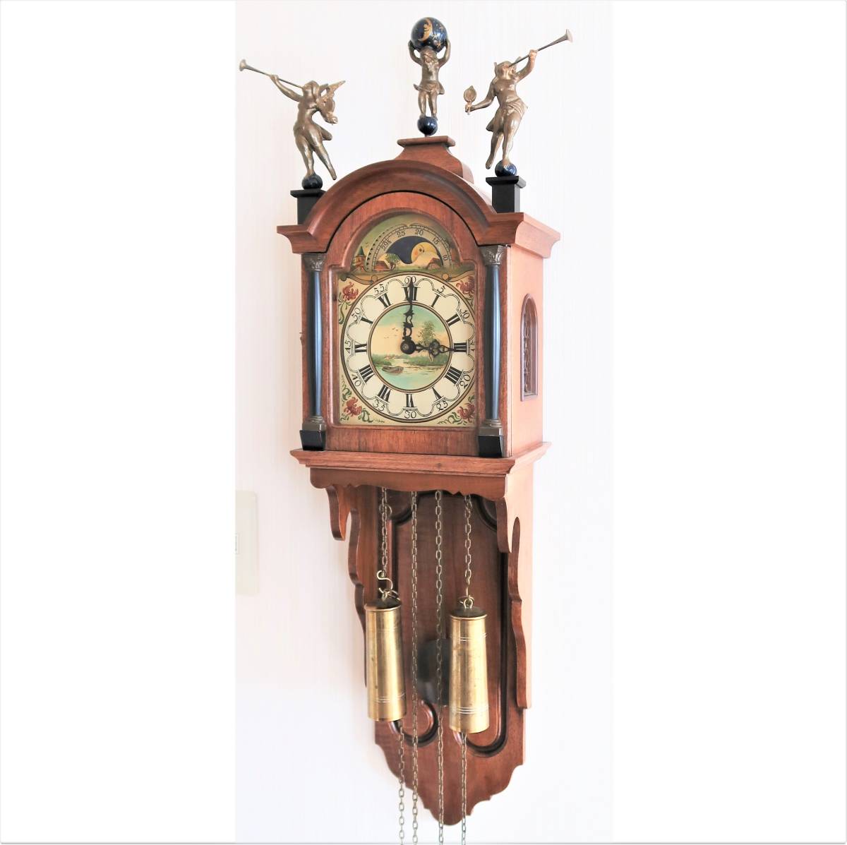 Warmink Wuba Clock Dutch Wall Clocks - WUBA ムーンフェイズ
