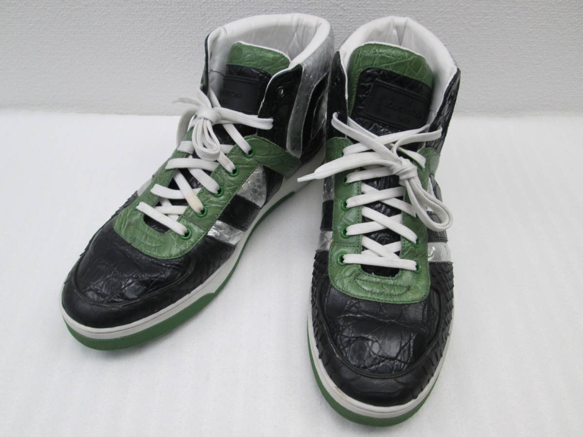 it/204832/2010/ルイヴィトン　Louis Vuitton　ハイカットスニーカー/グリーン/サイズUK7.5（約26ｃｍ相当）