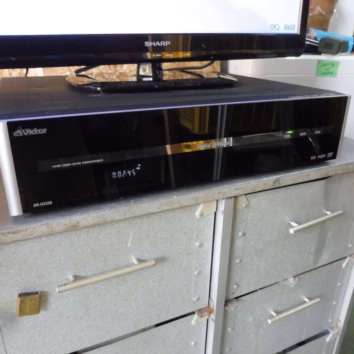 Victor ビクターHDD搭載DVDビデオ一体型レコーダー HDD 160GB VHS 地