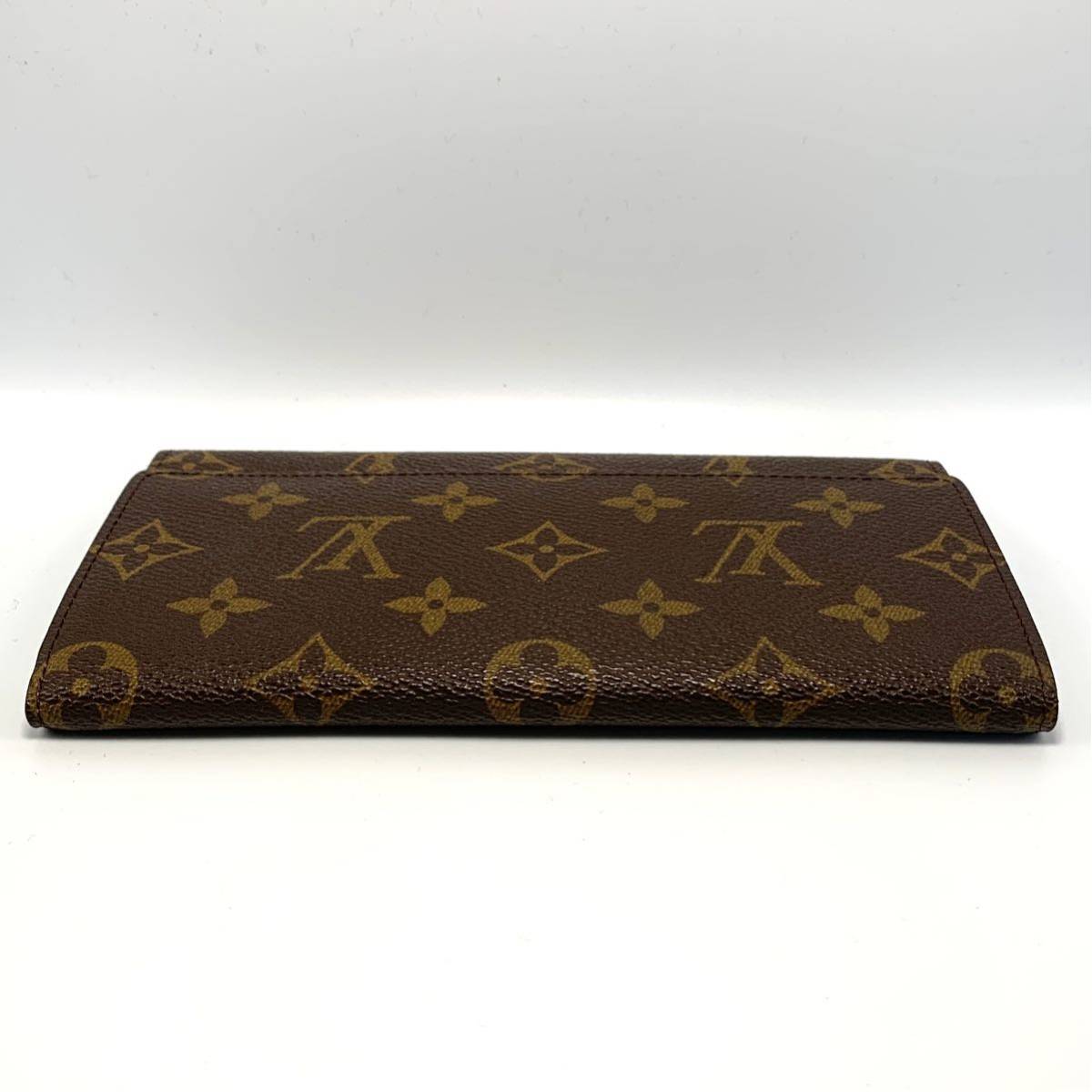1円 極美品 LOUIS VUITTON ルイヴィトン モノグラム ポルトエン 3 