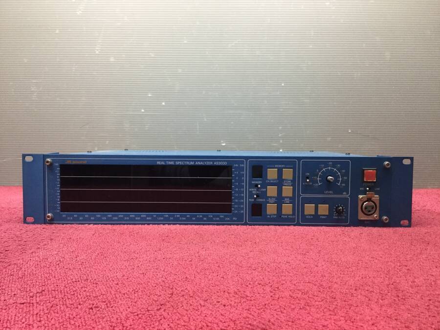 JR SOUND AS3030 スペクトラムアナライザー　LINE IN A/Bに入力しインジケーターが動作することを確認済み★現状品