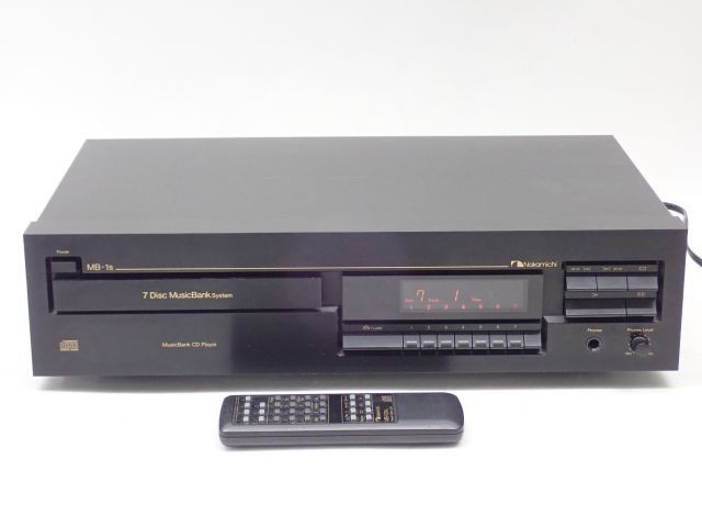 Nakamichi ナカミチ 7連奏 CDチェンジャー/プレーヤー MB-1s ミュージックバンクシステム リモコン付き ¶ 60000-2