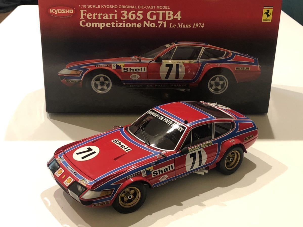 KYOSHO Ferrari 365GTB/4 1:18 スケール 楽天市場】京商 1/18 フェラーリ 365 GTB4 デイトナ コンペティツィ