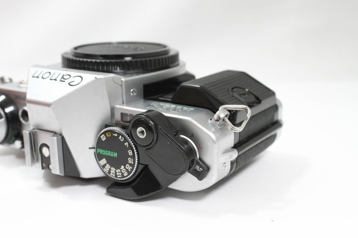 シャッター/露出計OK/鳴き無し】キャノン Canon AE-1 PROGRAM シルバー