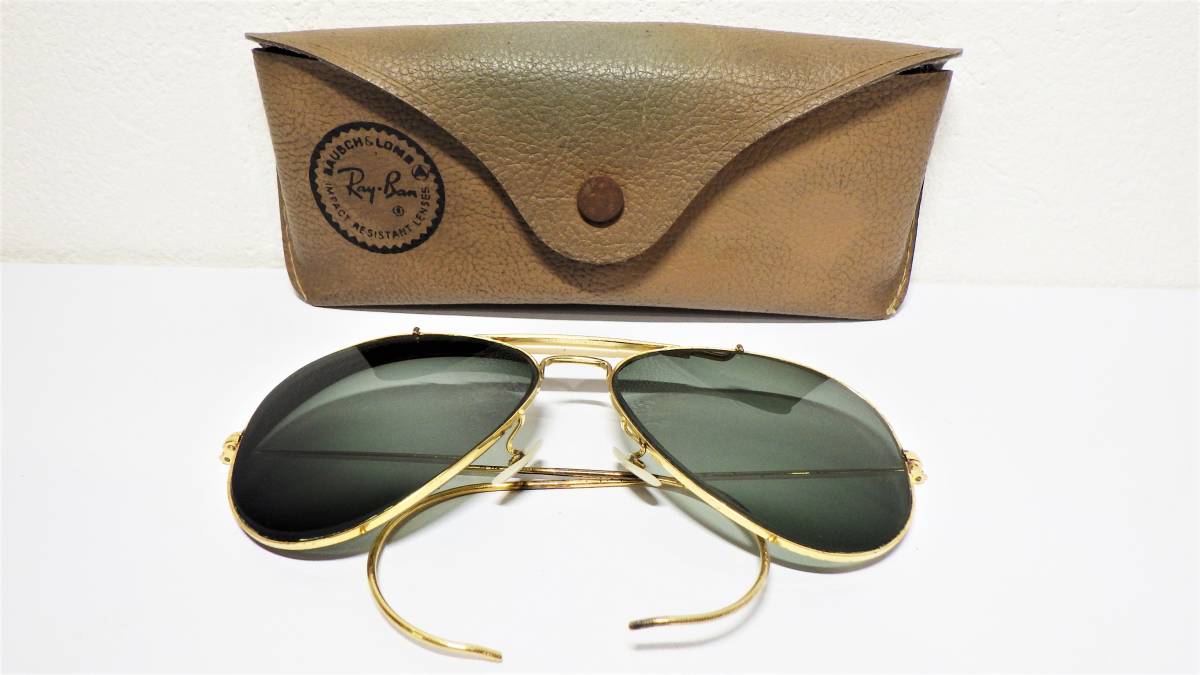 訳あり ヴィンテージ Ray Ban レイバン U.S.A サングラス B＆L ボシュロム ティアドロップ　58ロ14 税込1