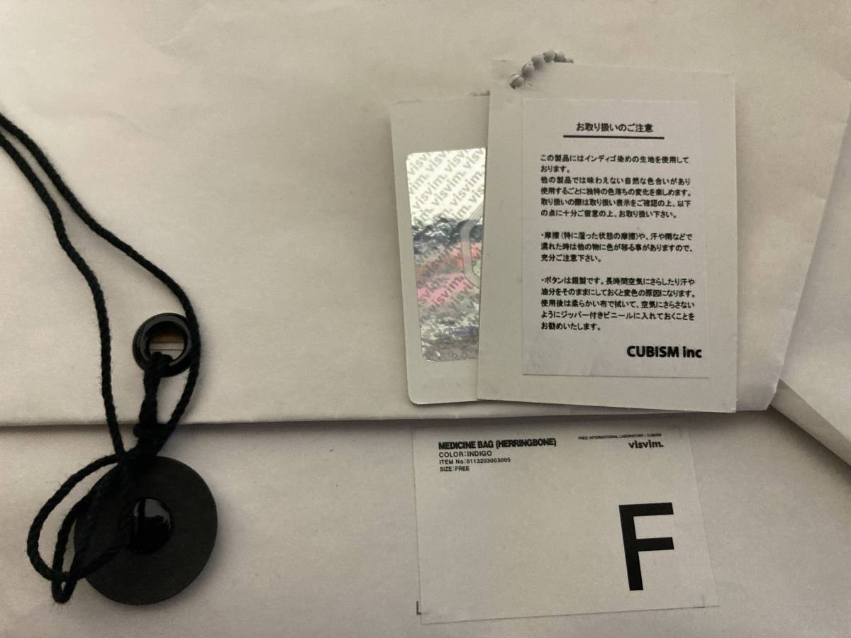 visvim medicine bag ballistic 20L VEGGIE LEATHER VIRGIL GRIZZLY 