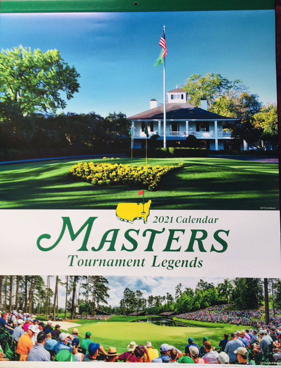 マスターズゴルフカレンダー2021＆ 両面パノラマポスターカレンダー付き_1