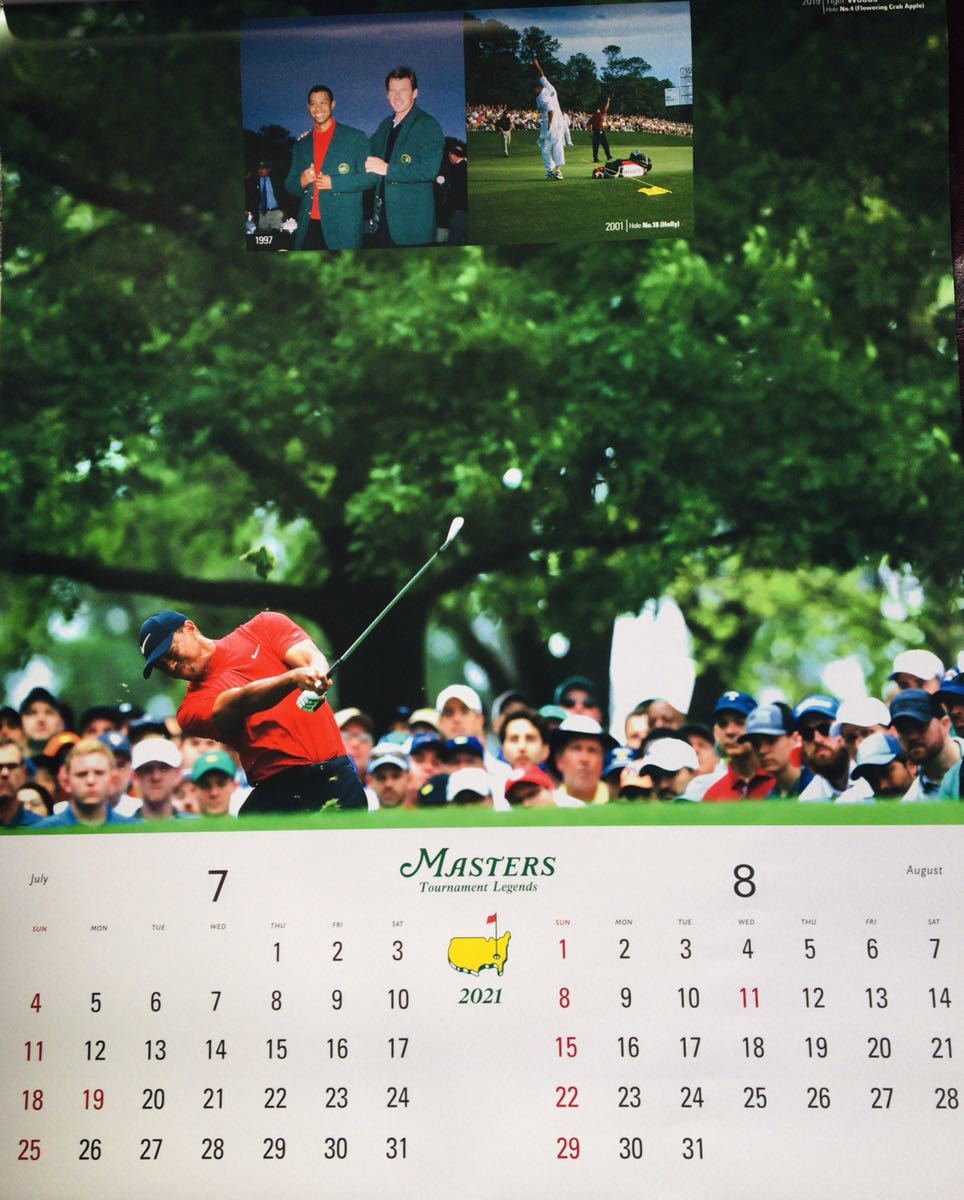 マスターズゴルフカレンダー2021＆ 両面パノラマポスターカレンダー付き_5