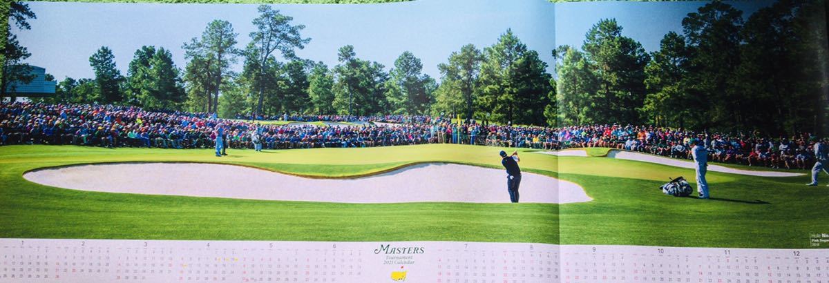 マスターズゴルフカレンダー2021＆ 両面パノラマポスターカレンダー付き_8