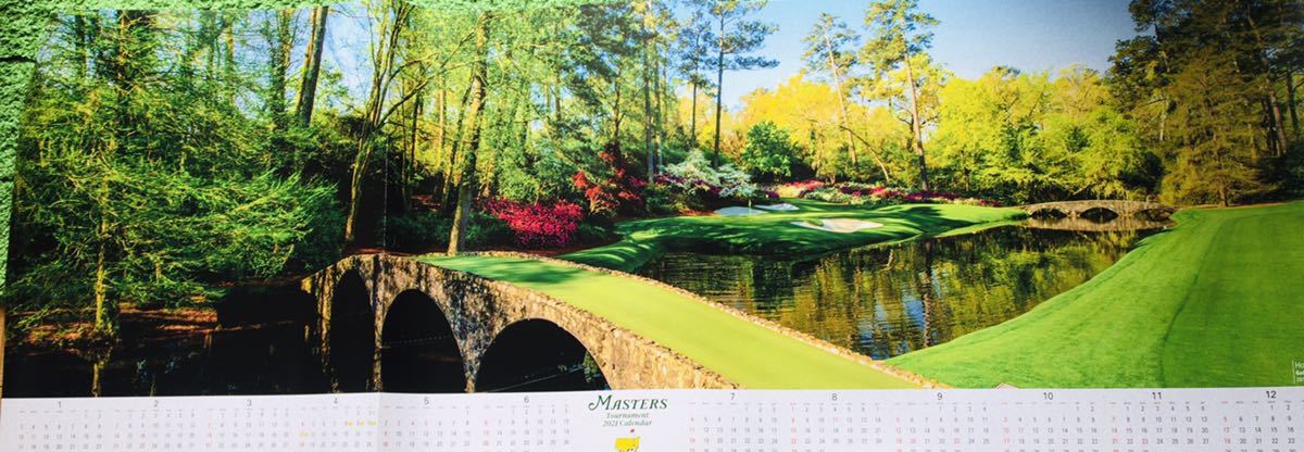 マスターズゴルフカレンダー2021＆ 両面パノラマポスターカレンダー付き_9