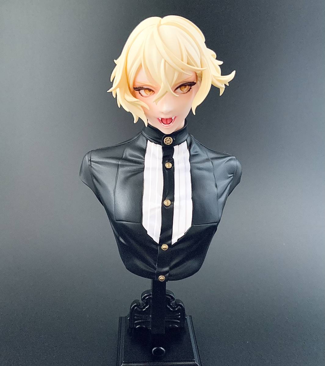 刀剣乱舞 髭切 胸像 ガレージキット 塗装済み 完成品 フィギュア