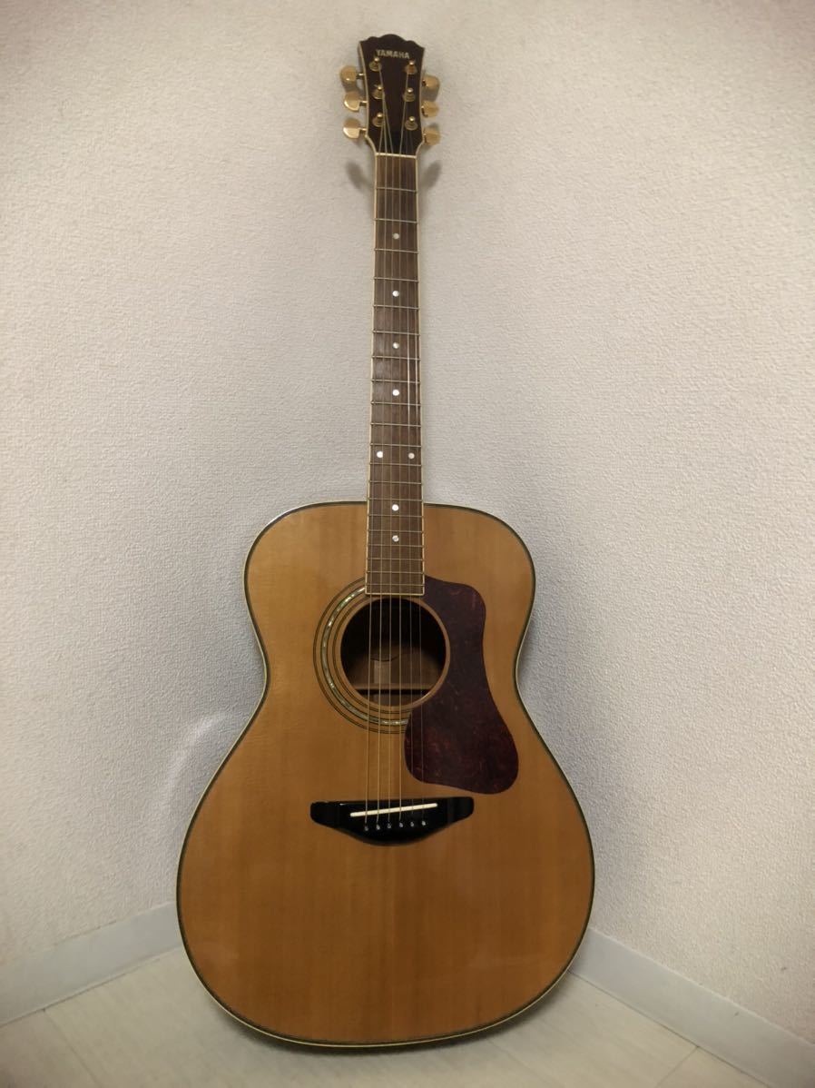 YAMAHA LEX-8 オール単板　革ラベル　アコースティックギター　ヤマハ　　