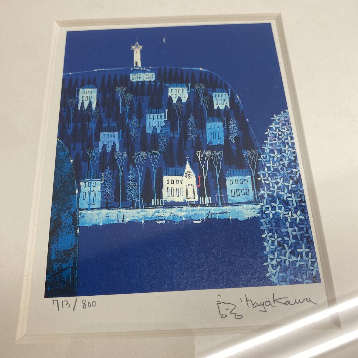 早川 義孝（はやかわ ぎこう）氏の作品「北の森公園の夜」