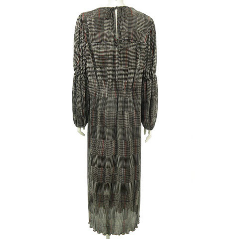 ザラ Zara ロングワンピース マキシ丈 プリーツ加工生地 グレンチェック ギャザー 黒 白 赤 青 L 大きいサイズ ワンピース 売買されたオークション情報 Yahooの商品情報をアーカイブ公開 オークファン Aucfan Com