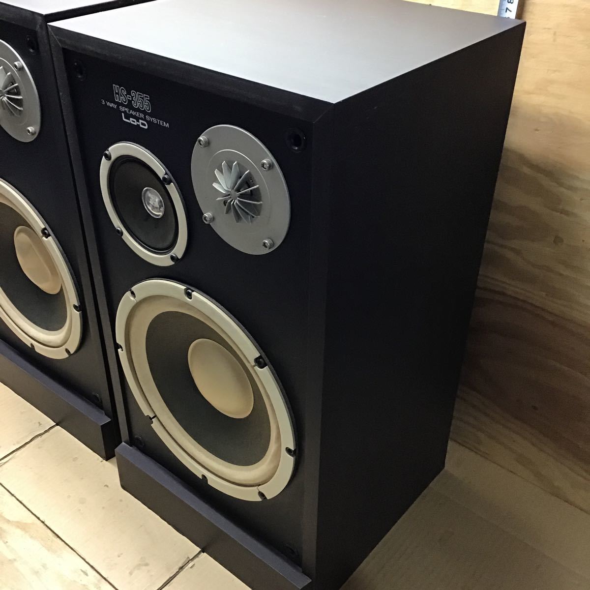 オーディオ機器 Lo-D HS-F3 3way ブックシェルフ スピーカー