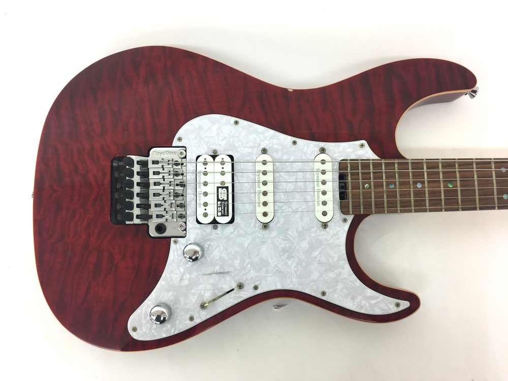 ○【同梱不可】中古品 EDWARDS エドワーズ ストラトキャスター ギター