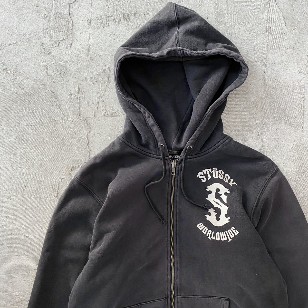 ステューシー stussy サーマルジップパーカー 送料無料 stussy 