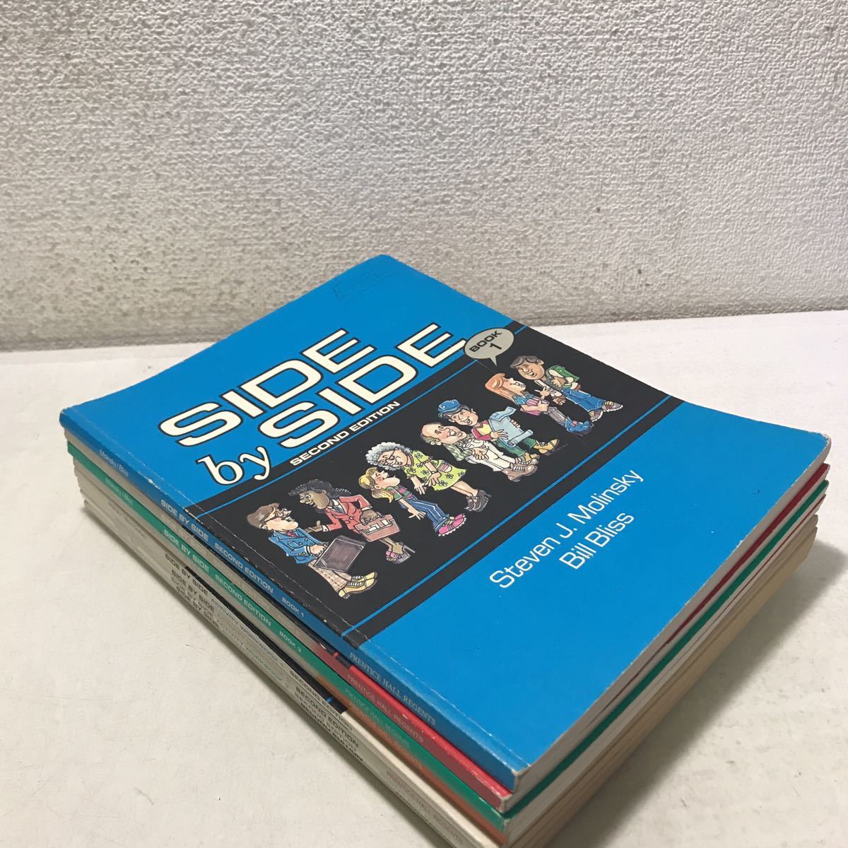 210316△F03△ 洋書 英会話教材 8冊セット SIDE by SIDE セカンド