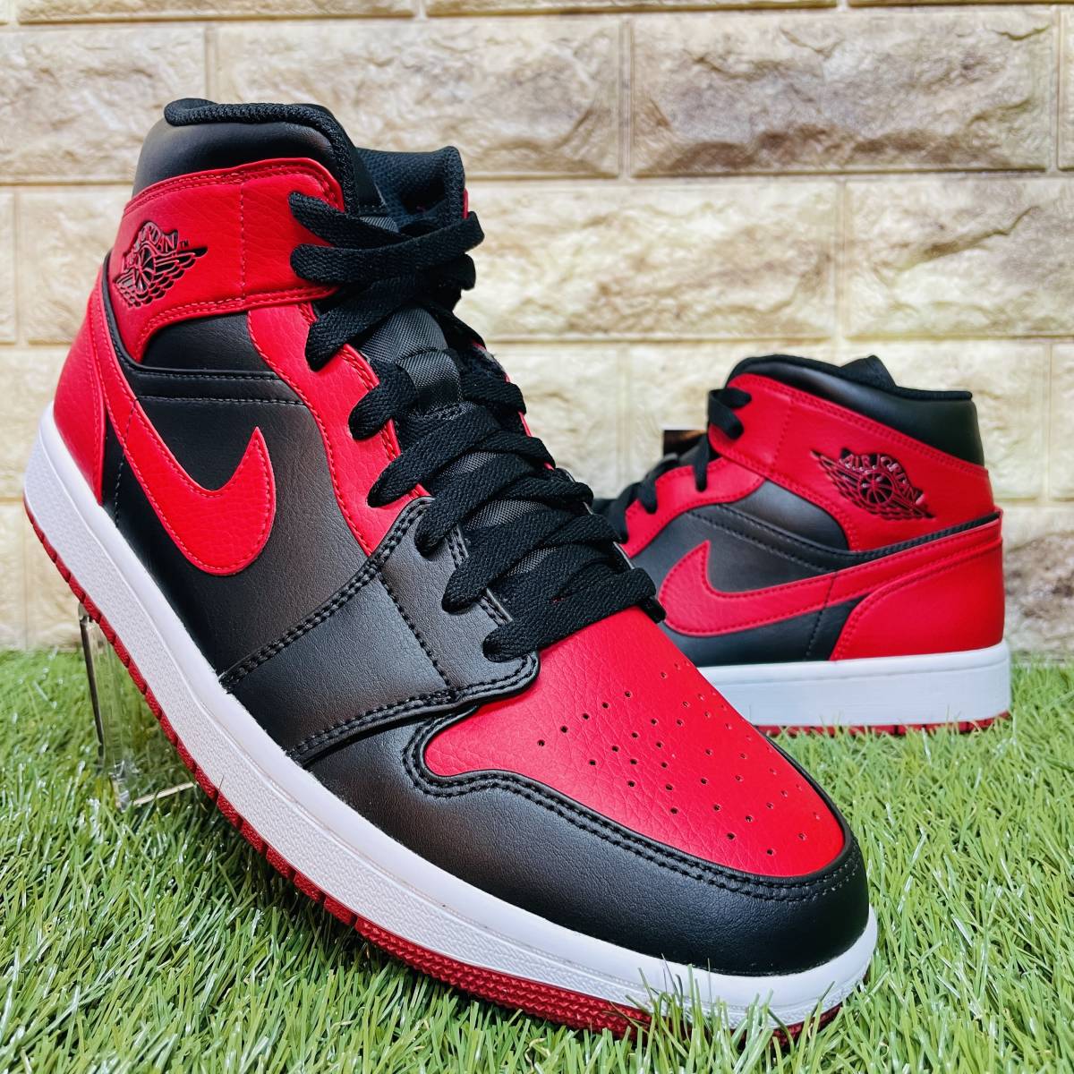 即決 ナイキ エアジョーダン 1 ミッド ブレッド NIKE AIR JORDAN 1 MID 