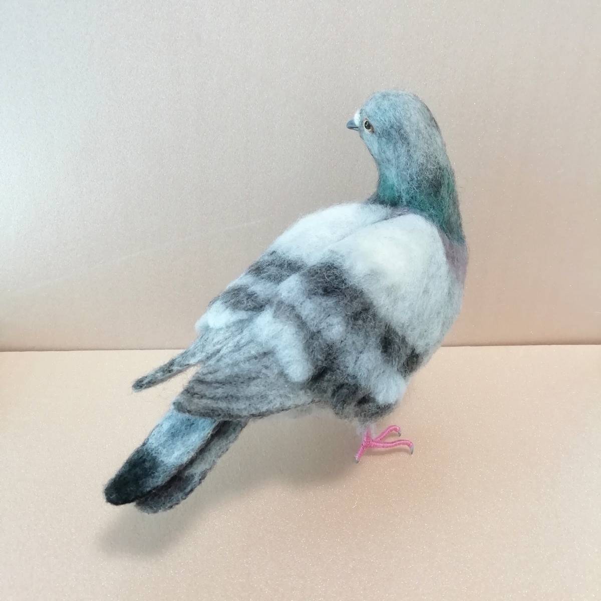 羊毛フェルト☆鳩☆ハト☆ドバト☆カワラバト☆平和の象徴☆鳥☆とり☆かわいい動物☆ハンドメイド_2