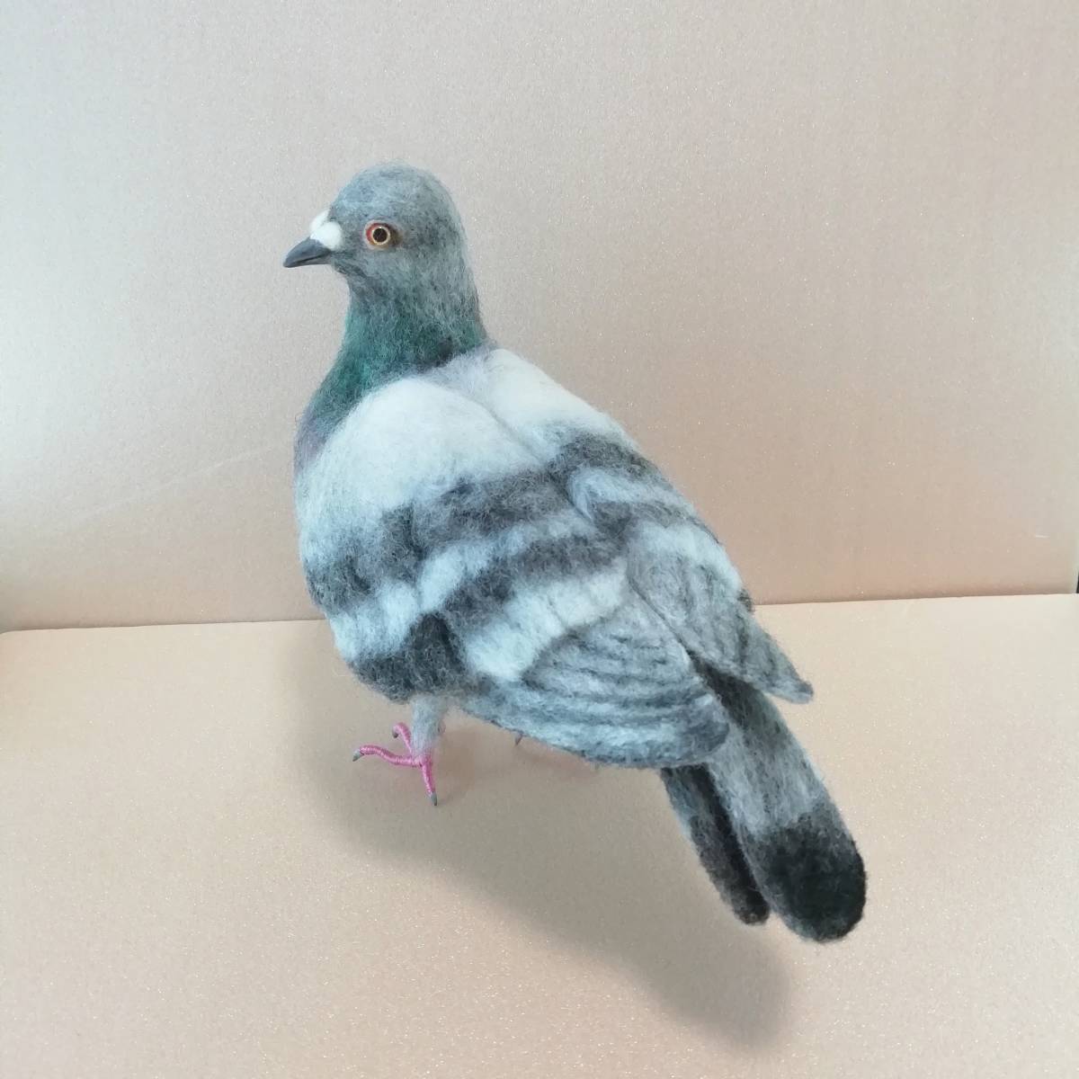 羊毛フェルト☆鳩☆ハト☆ドバト☆カワラバト☆平和の象徴☆鳥☆とり☆かわいい動物☆ハンドメイド_5