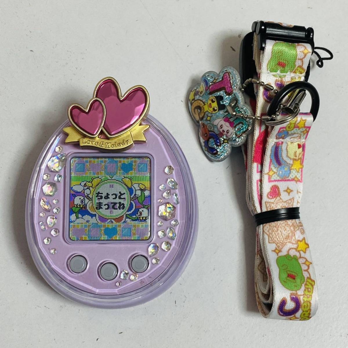 Tamagotchi P's ☆たまごっちピース パープル ラブメロ たまごっち P's