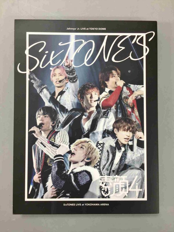 美品 DVD Six TONES 素顔4 3枚組 ポストカード付き JIレーベル JIBA-0003-0005 ジャニーズJr. 8.8 祭り 東京ドームから始まる 2103BKR060