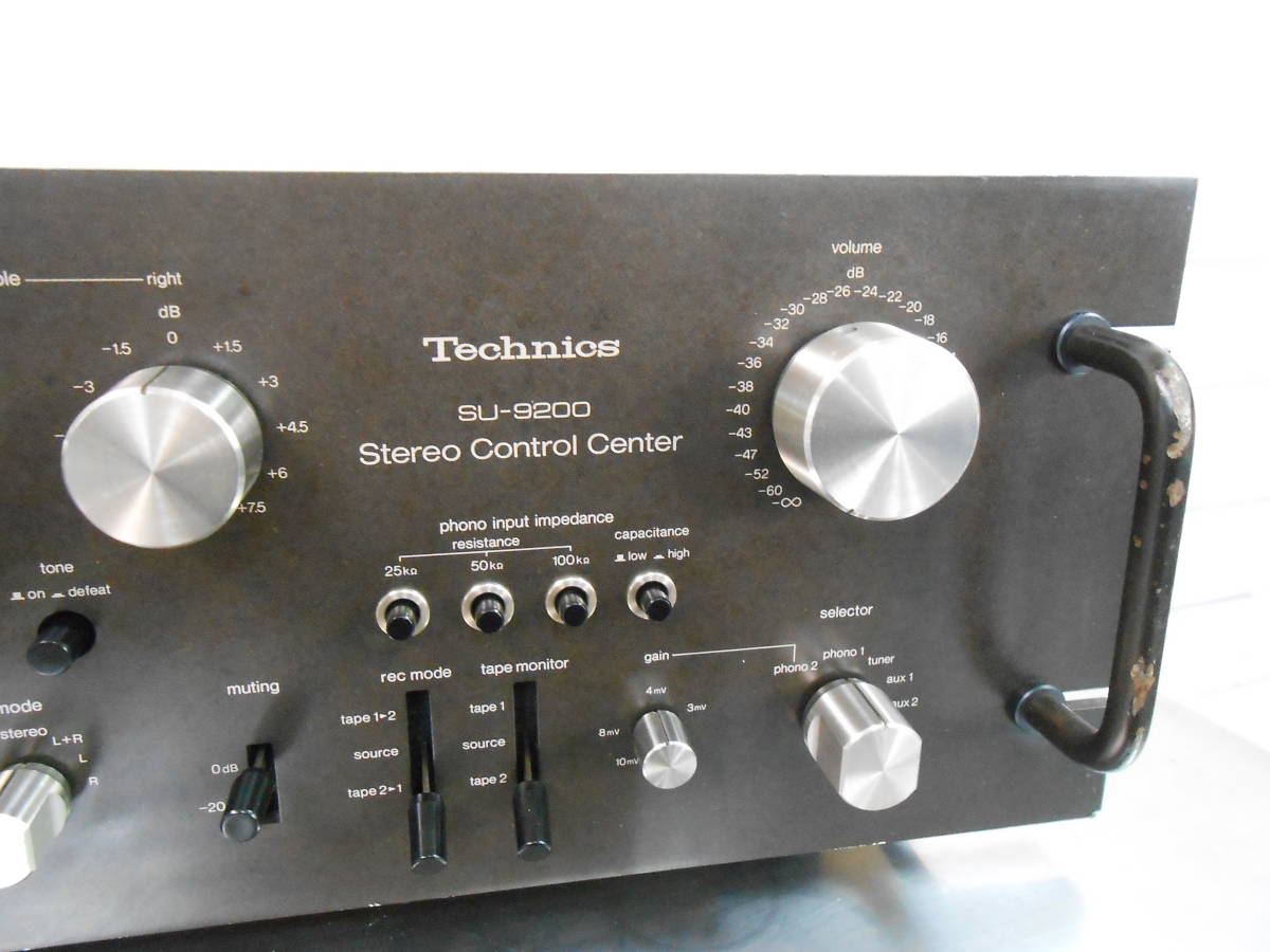 Technics/テクニクス】コントロールアンプ SU-9200 （ジャンク