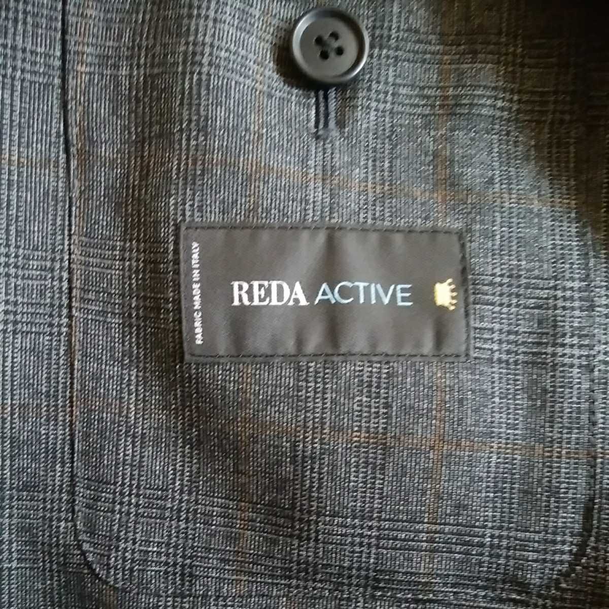 【美品】スーツカンパニー REDA グレンチェック ウール パンツスーツ L ザ・スーツカンパニー20周年記念アイテム/REDA/SUPER120'sウール