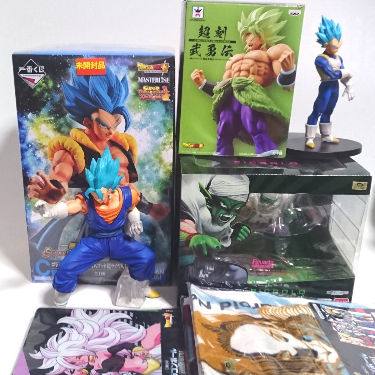 ドラゴンボール 一番くじ、フィギュアーツなどのセット【ゴジータ/ベジット/ブロリー等】