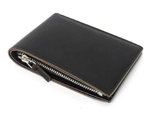 1円 □美品□ JIL SANDER ジルサンダー ロゴ レザー シルバー金具 二  