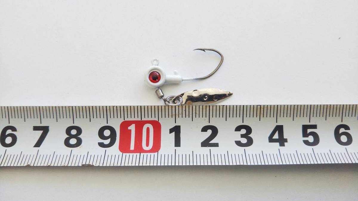 1円スタート ジグヘッド ブレード付き 2g 10本セット メバル シーバス 根魚 カマス メッキ スピンテールジグ 雪見堂 ソフトルアー 売買されたオークション情報 Yahooの商品情報をアーカイブ公開 オークファン Aucfan Com