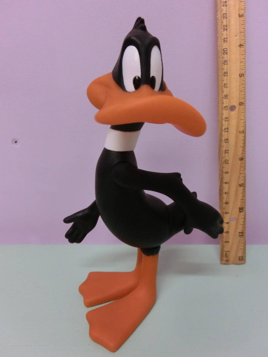 ルーニーテューンズ◆ダフィーダック ソフビ フィギュア人形21㎝ ワーナーストア◆Looney Tunes Daffy Duck Figure VINTAGE