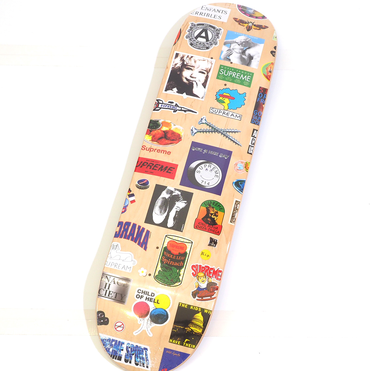 超激得，品質保証 Supreme Stickers Skateboard Natural 2021SS シュプリーム ステッカーズ スケートボード ナチュラル(その他)｜売買されたオークション情報、yahooの商品情報をアーカイブ公開 - オークファン その他