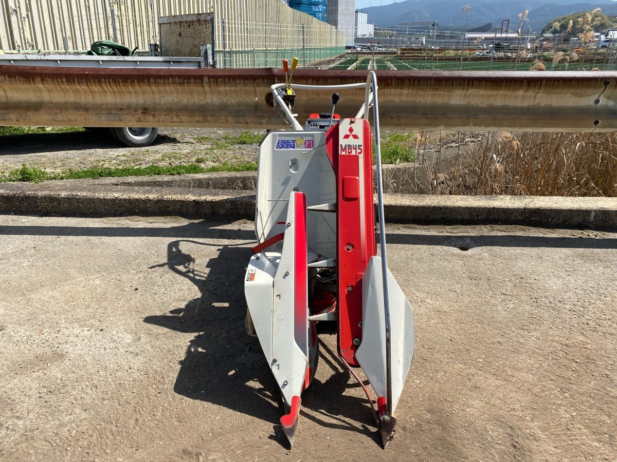 中古 バインダー 三菱 MB45 あきばれ 1条刈 京都発 【F21035630-2