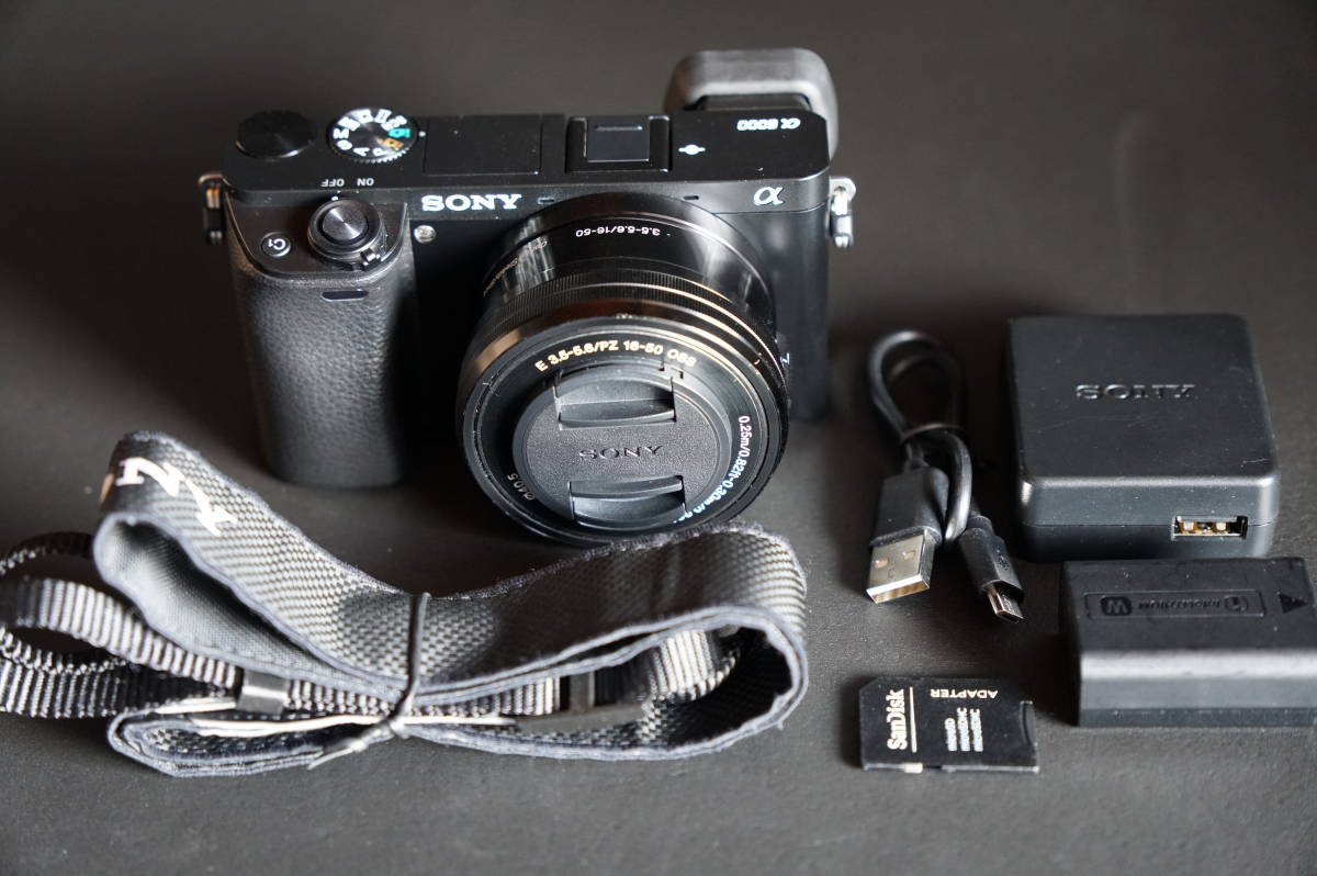 SONY デジタル一眼カメラ α6000 ILCE-6000L B パワーズームレンズ