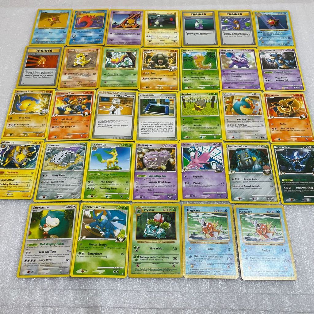ポケモンカード 英語版03年 10年辺り 旧裏絵柄他大量255枚 フシギバナ ゼニガメ コダック リーフィア ポニータ リザード コイキング セット まとめ売り 売買されたオークション情報 Yahooの商品情報をアーカイブ公開 オークファン Aucfan Com