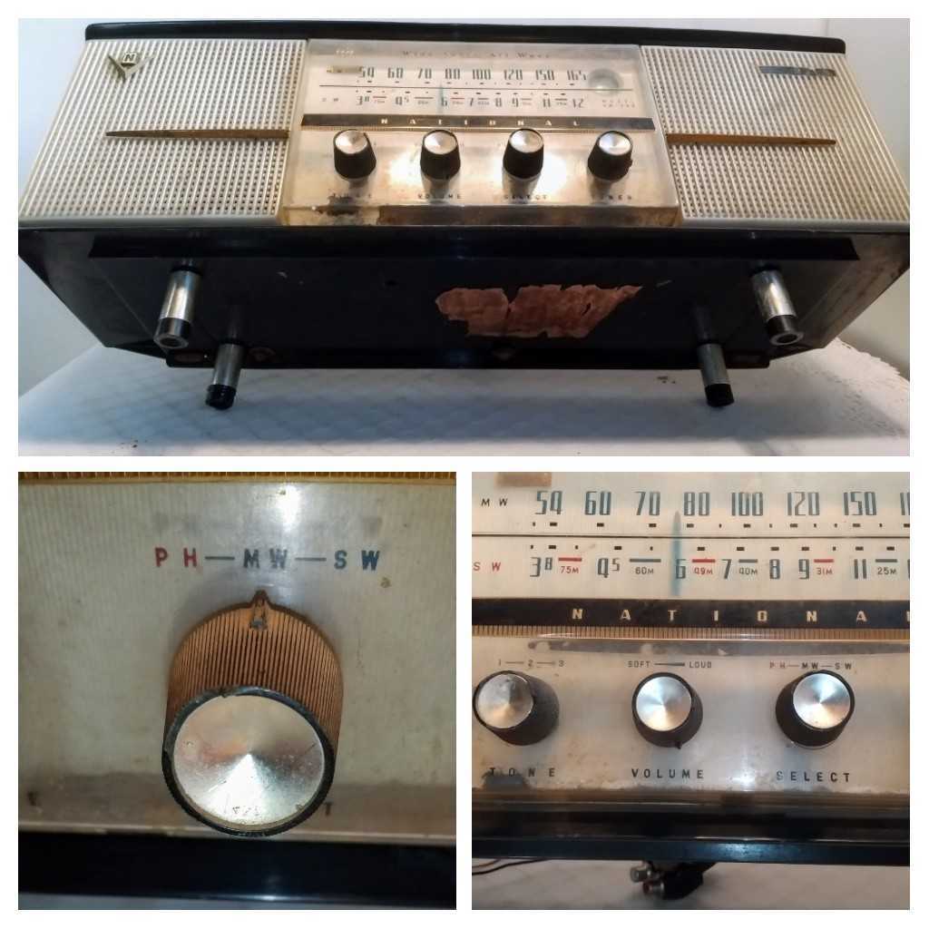 真空管 ラジオ ナショナル 昭和レトロ National CX-555 ヴィンテージ