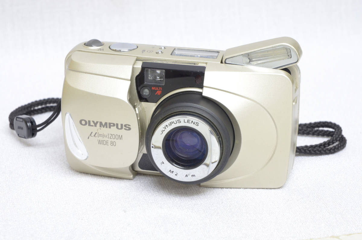 オリンパス ミューズーム WIDE80 作動良品 ZOOM μ OLYMPUS 良品 動作