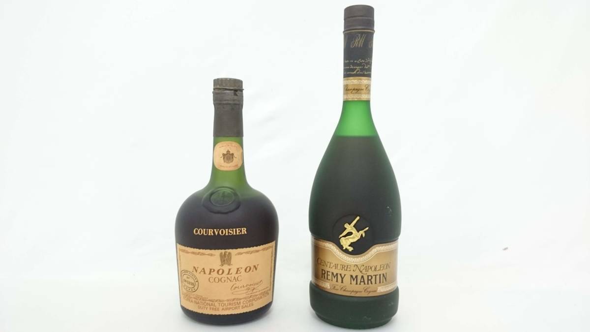 未開栓】NAPOLEON ナポレオン COURVOISIER クルボアジェ＆REMY MARTIN