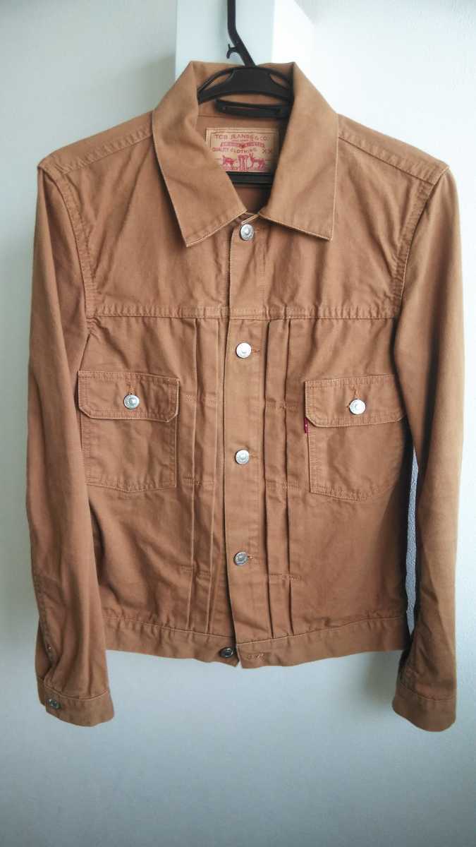 TCB jeansTCBジーンズ50`s zimbabwe brown duck Jacketブラウンダックジャケット 2nd 50\u0027s TCB Jeans 50\u2019s \"Baggy Indigo