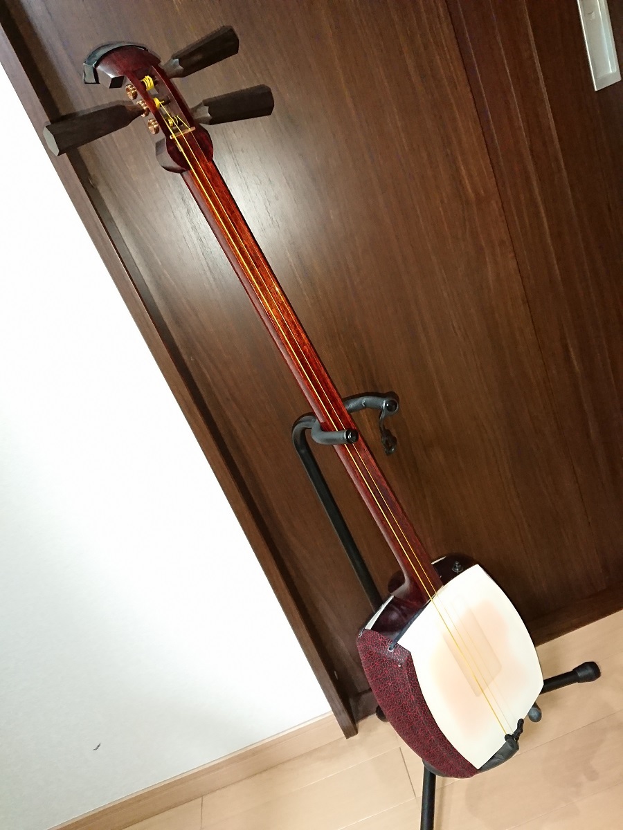 三味線かとう■エレクトリック三味線「夢絃21」津軽三味線 サイレントエレキ