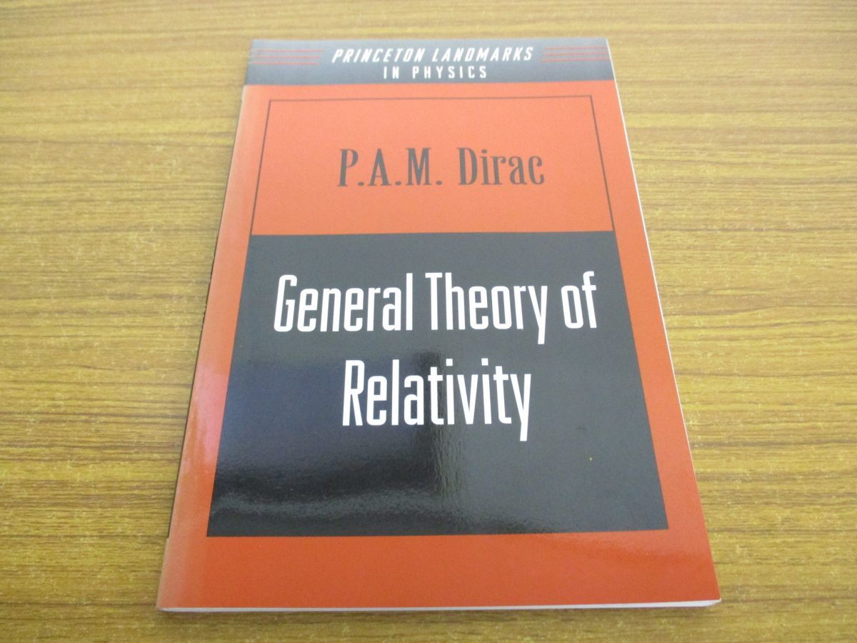 01 General Theory Of Relativity P A M Dirac 一般相対性理論 ポール ディラック プリンストン大学出版局 洋書 物理学 理工学 物理学 売買されたオークション情報 Yahooの商品情報をアーカイブ公開 オークファン Aucfan Com
