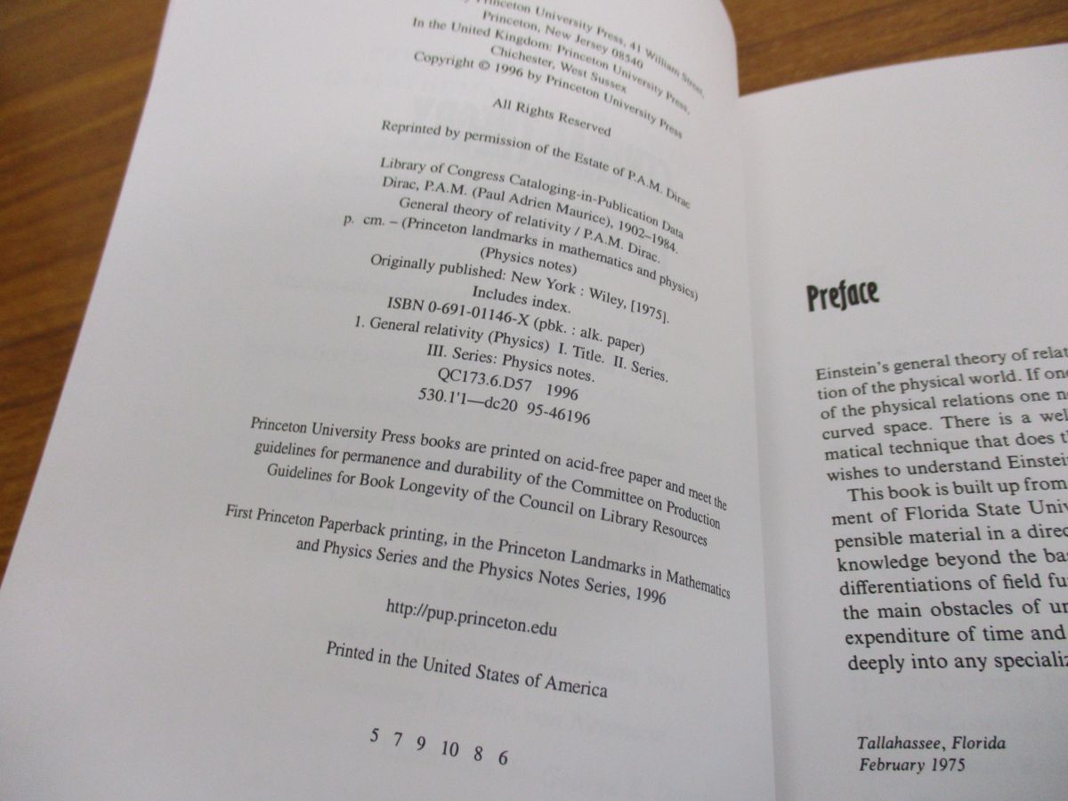01 General Theory Of Relativity P A M Dirac 一般相対性理論 ポール ディラック プリンストン大学出版局 洋書 物理学 理工学 物理学 売買されたオークション情報 Yahooの商品情報をアーカイブ公開 オークファン Aucfan Com