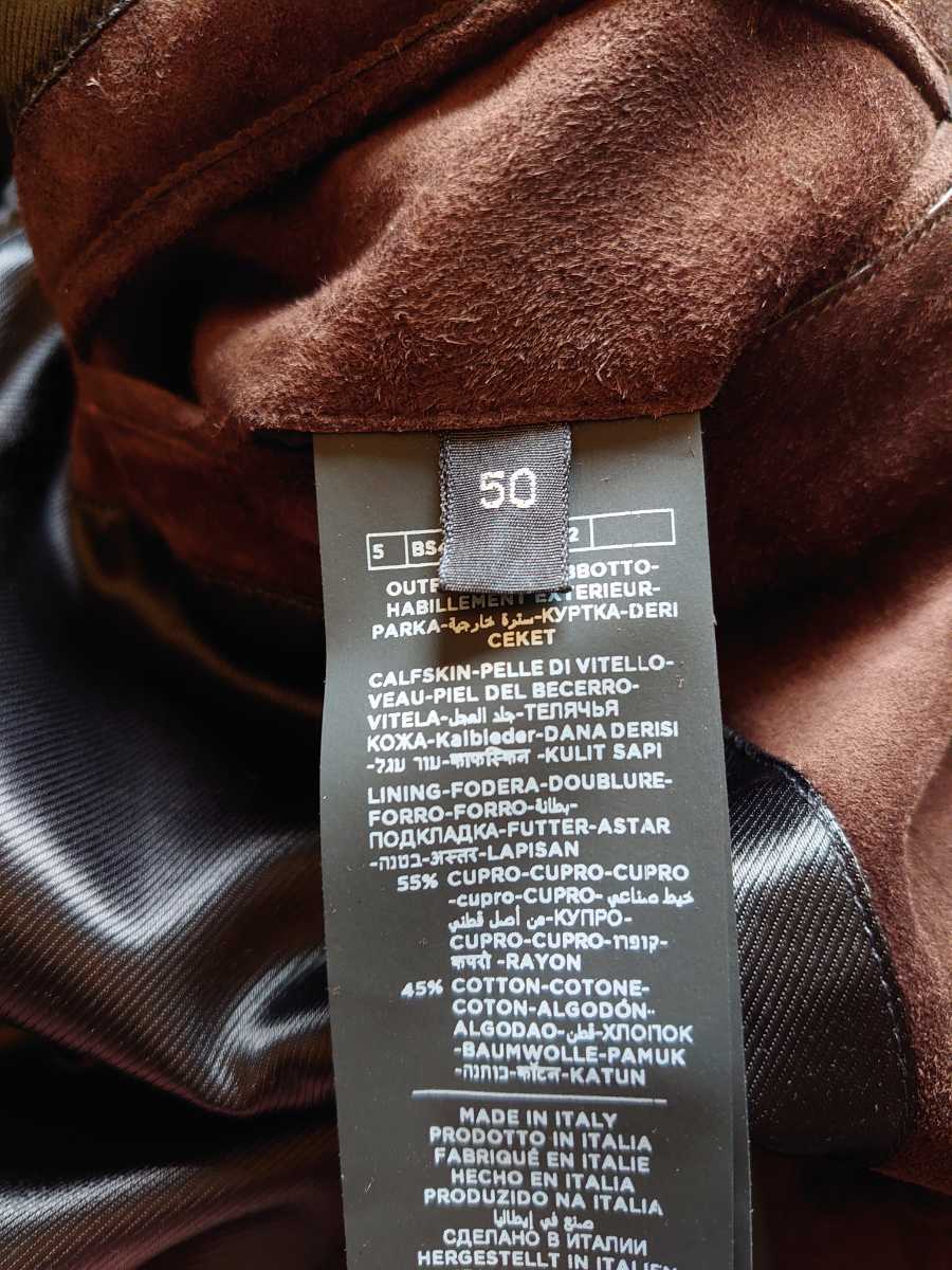 新品90万 TOM FORD トム・フォード カシミヤスエード・ジャケット 