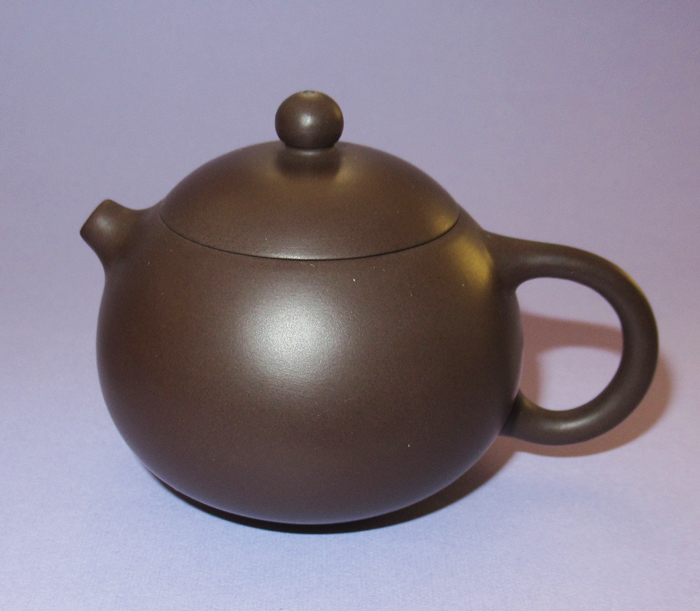 陶器 茶嘉葉 茶壷「小貴妃」（小）こげ茶 茶壷「小貴妃」（大）