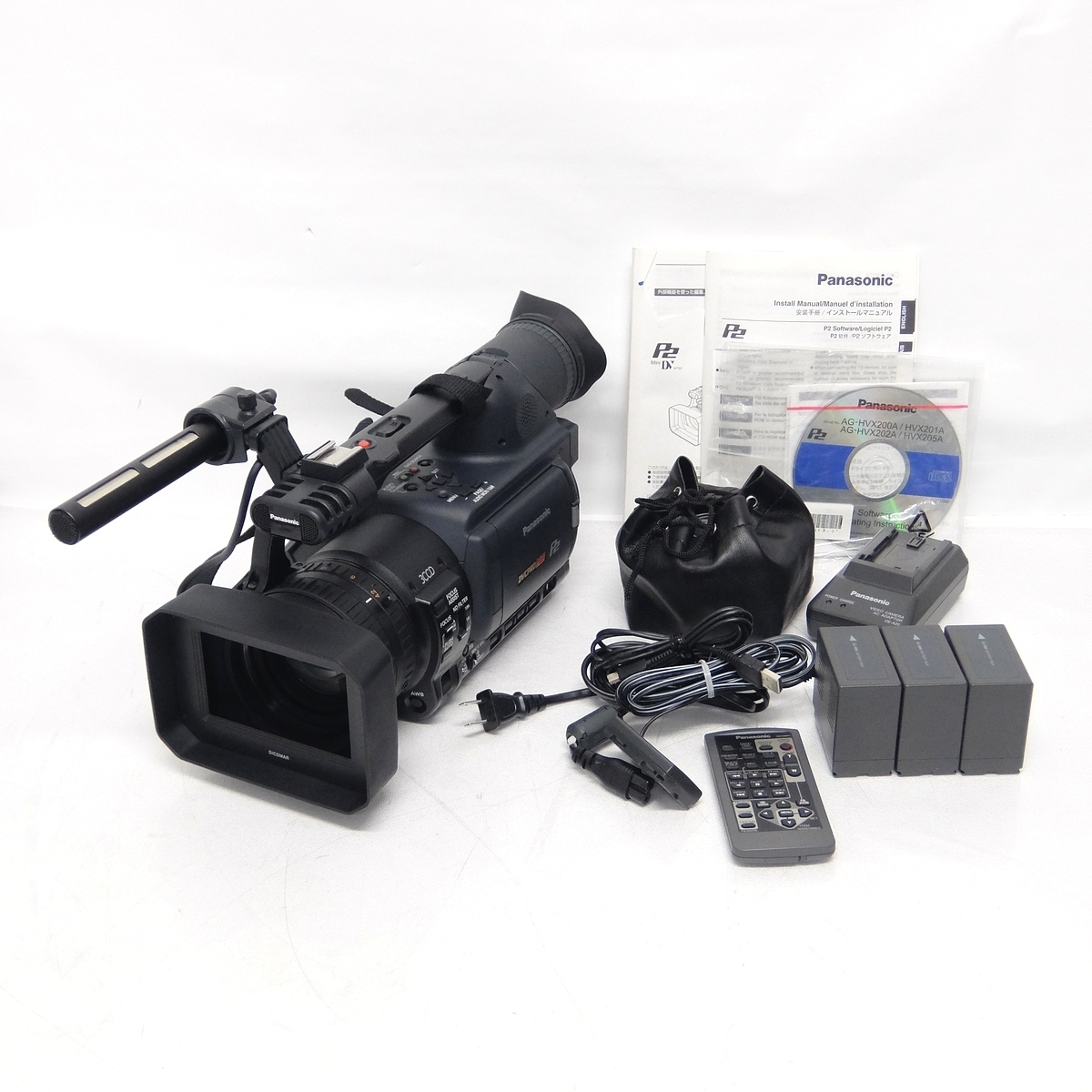 Panasonic AG-HVX205A miniDV＆P2HD DVCPRO HDカメラレコーダー【中古
