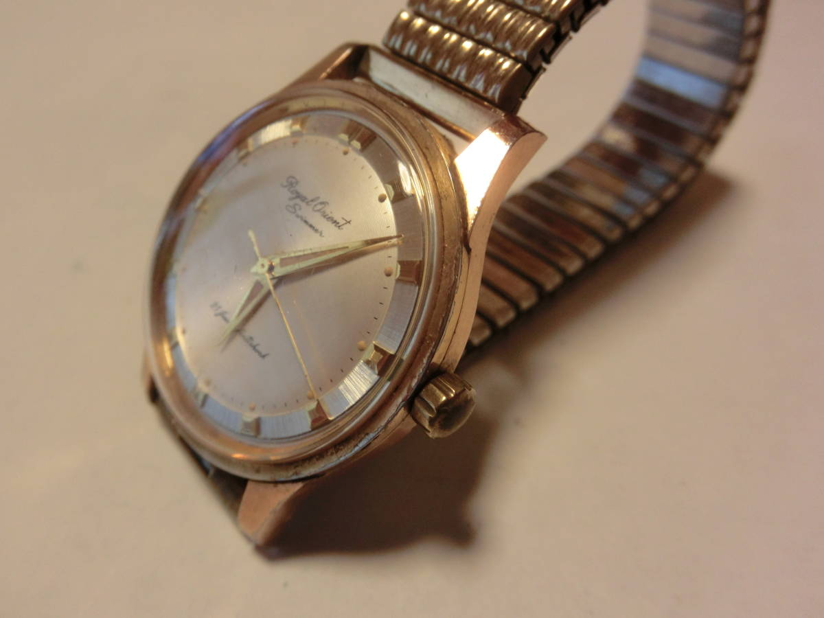 21石 ロイヤルオリエント オリエント OH済 手巻 1960年代 SS Ref 