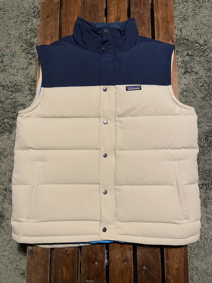 Patagonia Bivy Down Vest ビビー ダウンベスト ベージュ ナチュラル ダウン ベスト パタゴニア スリングショット ネイビー L ダウン 売買されたオークション情報 Yahooの商品情報をアーカイブ公開 オークファン Aucfan Com