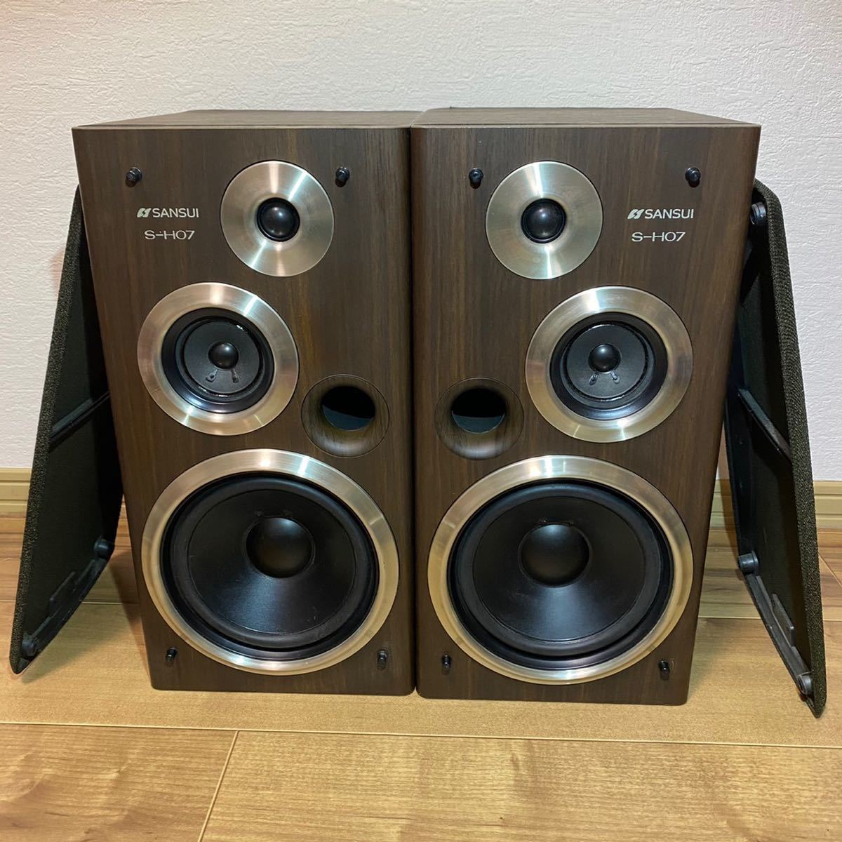 スピーカー　SANSUI S-H07 SANSUI S-H07 3WAYスピーカー サンスイ ペア 音響機器 SANSUI